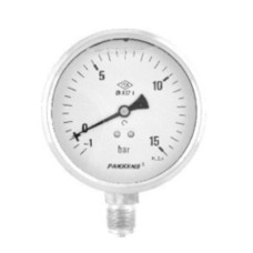 Beze PAKKENS GLİSERİNLİ Q100-315 BAR MANOMETRE ALT.BAĞL.Cl.2,5 - G1/2''B