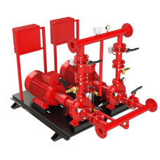 Vodopump VNP Yangın Hidrofor Seti - 2 Elektrik + Yedek (Q>40)